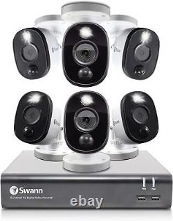 Swann Home DVR Security Camera System with 1TB HDD, 8 Channel 6 Camera, 1080p