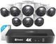 Swann Master 4k 8 Channel Home Security Camera System, 2tb Nvr, 8 Poe Ip