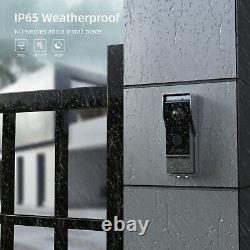 TMEZON 2MP Video Doorbell Home Security Intercom Door Chime 2x7' Monitor Camera