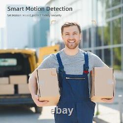 TMEZON 2MP Video Doorbell Home Security Intercom Door Chime 2x7' Monitor Camera