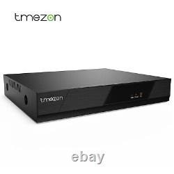 TMEZON 4/8CH DVR 1080P Security Camera System Outdoor H. 265+ Lite Home CCTV Kit