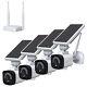 Toguard 3mp Solar Battery Powered Wifi Outdoor Home Security Camera System Wired