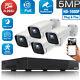 Toguard 5mp Poe Home Security Cctv Ip Camera System 8ch Nvr Outdoor Night Vision