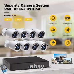 TOGUARD 8CH 5MP DVR 1080P CCTV Home Security Camera System Outdoor Night Vision
