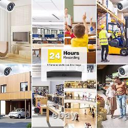 TOGUARD 8CH DVR 1080P CCTV Security Camera System Outdoor Home Bullet Camera
