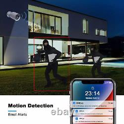 TOGUARD 8CH DVR 1080P CCTV Security Camera System Outdoor Home Bullet Camera