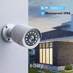 TOGUARD 8CH DVR 1080P CCTV Security Camera System Outdoor Home Bullet Camera
