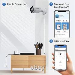 TOGUARD 8MP Audio PoE Security Camera System 8CH H. 265+ NVR Home Surveillance