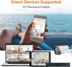 TOGUARD Home Security Camera System 4pcs 1080P Cameras 8CH DVR Outdoor