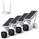 Toguard Solar Battery Powered Wireless Home Security Camera System Outdoor Wifi