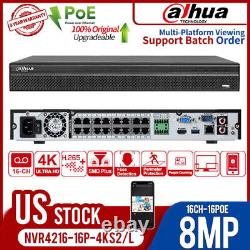 US Dahua 4K 8MP AI Mic Starlight IP Camera IPC-HDBW2841E-S POE Home security Lot