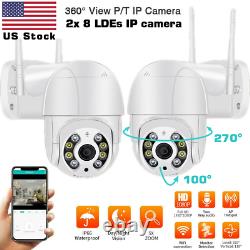 US HD 1080P IP Camera Outdoor WiFi PTZ CCTV Security Wireless Smart Home IR Cam