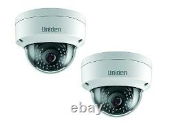 Uniden 2 Pack Uc100d-dc 1080p Outdoor Security Cloud Camera (Dome)