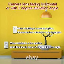 Upgrade! Wall AC HD wireless security camera GFCI socket is fully functional