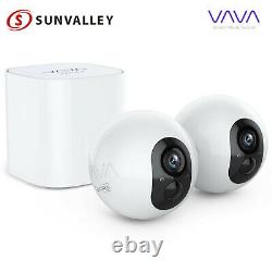 VAVA 2Camera 1080P HD Vision Wireless Home Security Indoor/Outdoor Waterproof