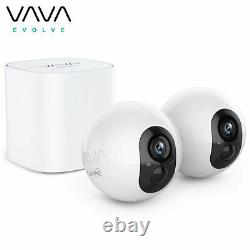 VAVA Smart Home Security IP Camera 1080p HD Outdoor Night Vision 2 Cam Kit