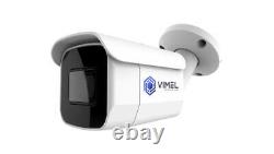 VIMEL POE System 2TB NVR Security Camera 24/7 Home LIVE Monitoring 5MP UHD 2K