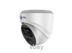 VIMEL POE System 2TB NVR Security Camera 24/7 Home LIVE Monitoring 5MP UHD 2K