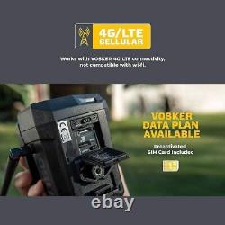 Vosker V150 Solar Powered LTE Cellular Home Security Outdoor Camera Black
