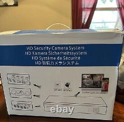 WESECUU Poe Security Camera System NVR Home Security System 8Channel 4pcs GREAT