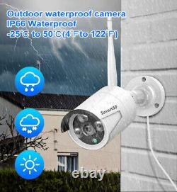 WIFI Home Security Camera System Outdoor Wireless CCTV 8CH 2MP NVR IR Night