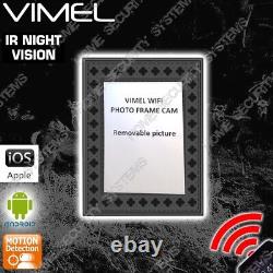 WIFI Photo Frame Hidden Camera Home Security LIVE Monitoring Night Vision Spy
