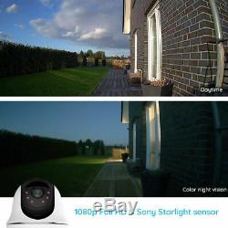WIFI Security Camera 1080P Battery Pan Tilt Outdoor PIR Argus PT + Solar Panel