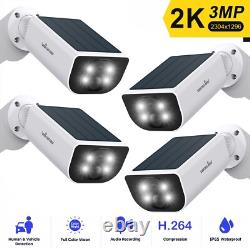Wansview Solar Battery Powered Wireless Security Camera System Outdoor Home Wifi