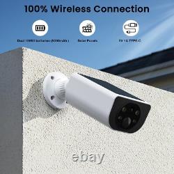 Wansview Solar Battery Powered Wireless Security Camera System Outdoor Home Wifi