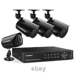 Waterproof 4CH 1080N AHD DVR CCTV Home Security Camera System Kit Night Vision