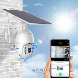 Waterproof Solar Powered Security Camera Night Vision Wireless WIFI Home Outdoor