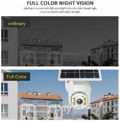 Waterproof Solar Powered Security Camera Night Vision Wireless WIFI Home Outdoor