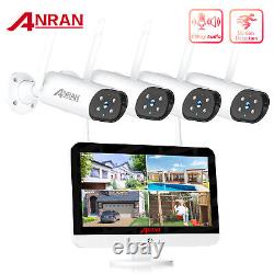 WiFi Home Security Camera System Outdoor Wireless Audio CCTV Camera 12''Monitor