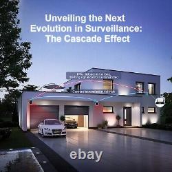 WiFi Security Cameras with 10CH NVR, Motion Detection 8pcs 3MP WiFi IP Camera 3T