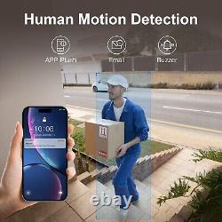 WiFi Security Cameras with 10CH NVR, Motion Detection 8pcs 3MP WiFi IP Camera 3T