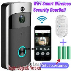 WiFi Wireless Smart DoorBell IRHD Video Visual Camera Intercom Home Security Kit