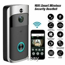 WiFi Wireless Smart DoorBell IRHD Video Visual Camera Intercom Home Security Kit