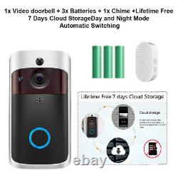 WiFi Wireless Smart DoorBell IRHD Video Visual Camera Intercom Home Security Kit