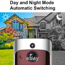 WiFi Wireless Smart DoorBell IRHD Video Visual Camera Intercom Home Security Kit