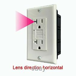 Wi-fi Home Security Camera in AC Wall GFCI Socket Support Remote Viewing, 4K HD