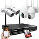 Wifi Wireless Home Security Camera System Outdoor Audio 8ch Nvr Hd 3mp Cctv Kit