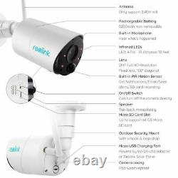 Wire-Free WiFI 1080P Security Camera Battery Powered Outdoor Argus Eco 2-Pack
