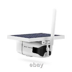 Wireless 4G Home Flood Light Security Solar Camera IR Night Vision