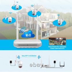 Wireless 8CH NVR WIFI CCTV HD 3MP Video Security System Outdoor Camera 1080P US