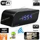Wireless Clock Camera Wifi Ip Room Home Security Video Recorder