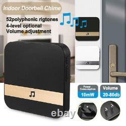 Wireless Doorbell Security Camera 1080p Wifi 2 Way Video Door Bell Chime