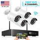 Wireless Full 1080p 8ch Nvr 4x 2mp Outdoor Wifi Security Ip Camera System Cctv