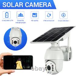 Wireless HD 1080P Solar Power WiFi IP Outdoor Home Security Camera Night Vision