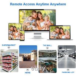 Wireless Home Office Security System WiFi CCTV NVR Outdoor IP 4 Camera Kit 1080P