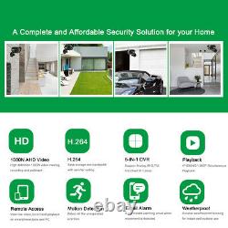 Wireless Home Office Security System WiFi CCTV NVR Outdoor IP 4 Camera Kit 1080P